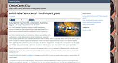 Desktop Screenshot of centoxcentostop.com