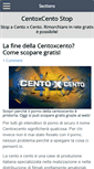 Mobile Screenshot of centoxcentostop.com